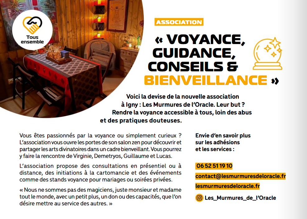 Mise en lumière des arts divinatoires dans le magazine d’Igny